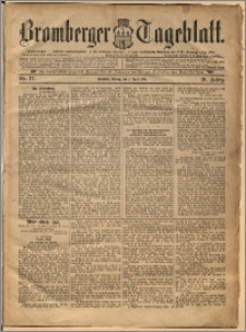 Bromberger Tageblatt. J. 19, 1895, nr 77