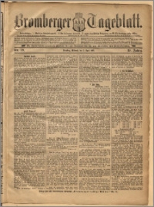 Bromberger Tageblatt. J. 19, 1895, nr 79
