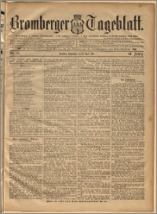 Bromberger Tageblatt. J. 19, 1895, nr 87