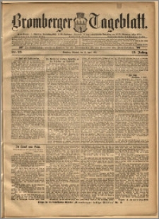 Bromberger Tageblatt. J. 19, 1895, nr 89