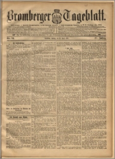 Bromberger Tageblatt. J. 19, 1895, nr 91