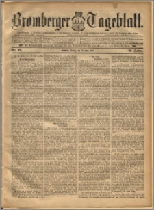 Bromberger Tageblatt. J. 19, 1895, nr 99