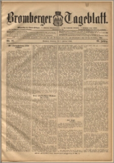 Bromberger Tageblatt. J. 20, 1896, nr 27