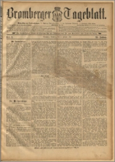 Bromberger Tageblatt. J. 21, 1897, nr 2