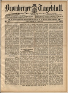 Bromberger Tageblatt. J. 21, 1897, nr 187