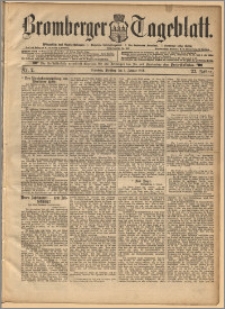 Bromberger Tageblatt. J. 22, 1898, nr 2