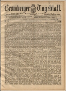 Bromberger Tageblatt. J. 22, 1898, nr 39