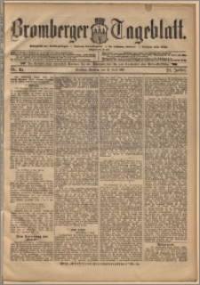 Bromberger Tageblatt. J. 22, 1898, nr 84