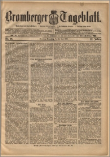 Bromberger Tageblatt. J. 22, 1898, nr 92
