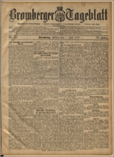 Bromberger Tageblatt. J. 22, 1898, nr 151