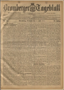 Bromberger Tageblatt. J. 22, 1898, nr 161