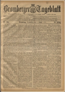 Bromberger Tageblatt. J. 22, 1898, nr 180