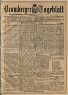 Bromberger Tageblatt. J. 22, 1898, nr 181