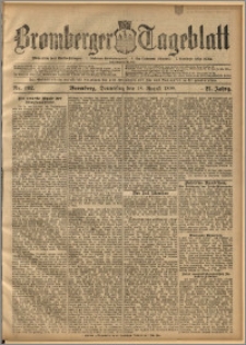 Bromberger Tageblatt. J. 22, 1898, nr 192