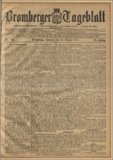 Bromberger Tageblatt. J. 22, 1898, nr 201
