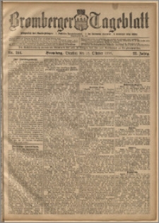 Bromberger Tageblatt. J. 22, 1898, nr 244