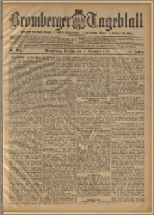 Bromberger Tageblatt. J. 22, 1898, nr 256