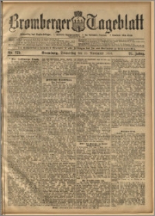 Bromberger Tageblatt. J. 22, 1898, nr 275