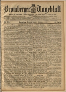 Bromberger Tageblatt. J. 22, 1898, nr 278
