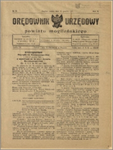 Orędownik Urzędowy Powiatu Mogileńskiego, 1927 Nr 99