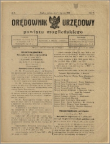 Orędownik Urzędowy Powiatu Mogileńskiego, 1928 Nr 2