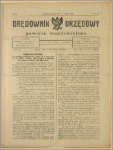 Orędownik Urzędowy Powiatu Mogileńskiego, 1928 Nr 12