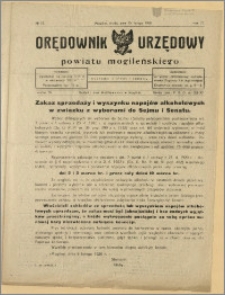 Orędownik Urzędowy Powiatu Mogileńskiego, 1928 Nr 13