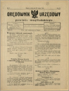 Orędownik Urzędowy Powiatu Mogileńskiego, 1928 Nr 17