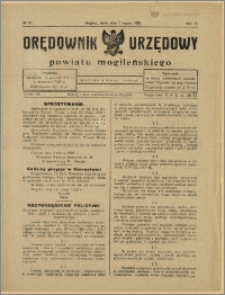 Orędownik Urzędowy Powiatu Mogileńskiego, 1928 Nr 19