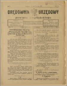 Orędownik Urzędowy Powiatu Mogileńskiego, 1928 Nr 39