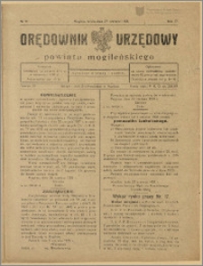 Orędownik Urzędowy Powiatu Mogileńskiego, 1928 Nr 51