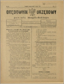 Orędownik Urzędowy Powiatu Mogileńskiego, 1928 Nr 54