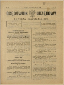 Orędownik Urzędowy Powiatu Mogileńskiego, 1928 Nr 56