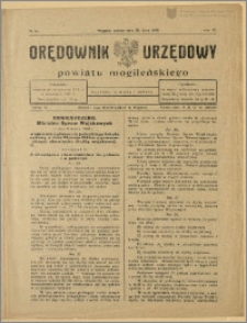 Orędownik Urzędowy Powiatu Mogileńskiego, 1928 Nr 60