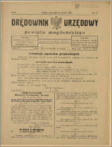 Orędownik Urzędowy Powiatu Mogileńskiego, 1928 Nr 69