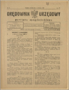 Orędownik Urzędowy Powiatu Mogileńskiego, 1928 Nr 70