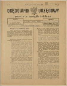 Orędownik Urzędowy Powiatu Mogileńskiego, 1928 Nr 72