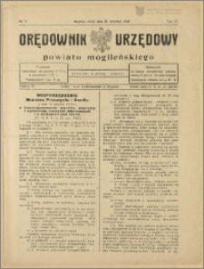 Orędownik Urzędowy Powiatu Mogileńskiego, 1928 Nr 77