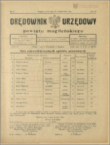 Orędownik Urzędowy Powiatu Mogileńskiego, 1928 Nr 81