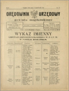 Orędownik Urzędowy Powiatu Mogileńskiego, 1928 Nr 83