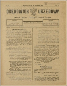 Orędownik Urzędowy Powiatu Mogileńskiego, 1928 Nr 87