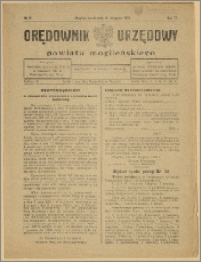 Orędownik Urzędowy Powiatu Mogileńskiego, 1928 Nr 95