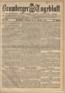 Bromberger Tageblatt. J. 27, 1903, nr 279