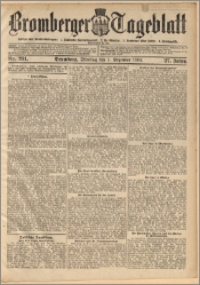 Bromberger Tageblatt. J. 27, 1903, nr 281