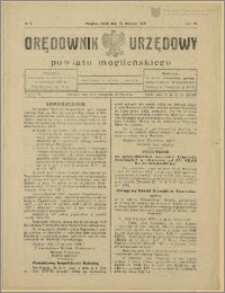 Orędownik Urzędowy Powiatu Mogileńskiego, 1929 Nr 5