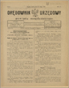 Orędownik Urzędowy Powiatu Mogileńskiego, 1929 Nr 16