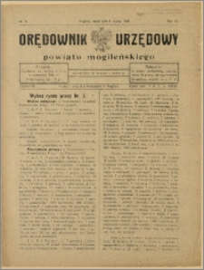 Orędownik Urzędowy Powiatu Mogileńskiego, 1929 Nr 19