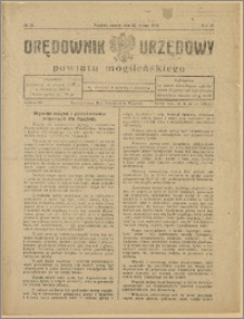 Orędownik Urzędowy Powiatu Mogileńskiego, 1929 Nr 26