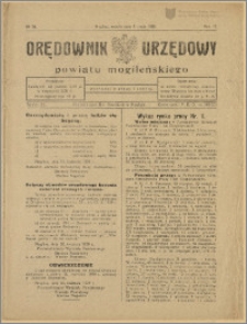 Orędownik Urzędowy Powiatu Mogileńskiego, 1929 Nr 36