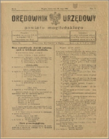 Orędownik Urzędowy Powiatu Mogileńskiego, 1929 Nr 43